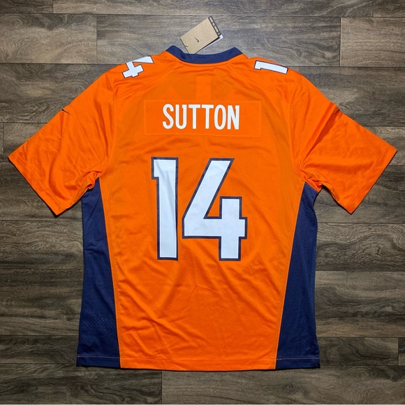 Denver Broncos Nike Courtland Sutton Orange Men's Size XL Jersey Authentic New - Picture 2 of 10